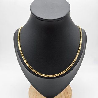 Cadena de Oro 18K, Cubana, 6,58gr, 60cm