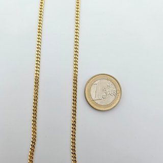Cadena de Oro 18K, Cubana, 6,58gr, 60cm