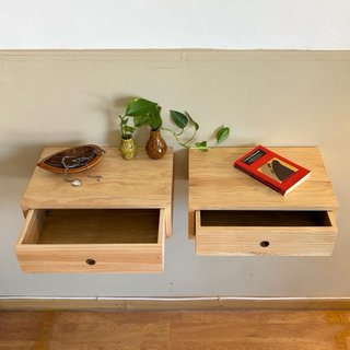 Pareja Mesitas Noche Madera