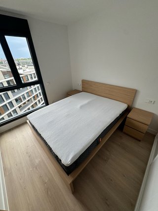 Cama madera maciza con 2 cajones