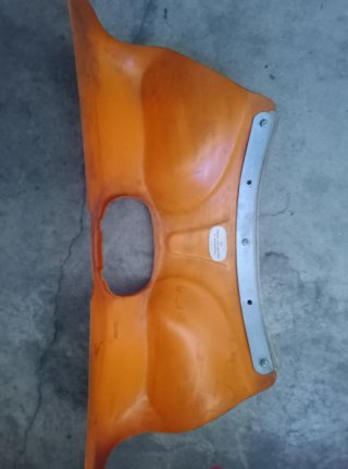 Careta Vespa Faro Cuadrado Roja