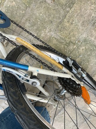 Bicicleta infantil azul