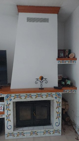 Chimenea de hierro