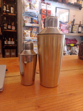 Set 2 Shaker Cocktail Acciaio Inox