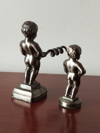 Figuras Menino Bruxelas Bronze