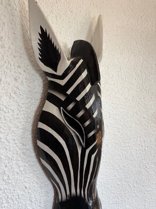 Figura Cebra Decorativa Pared