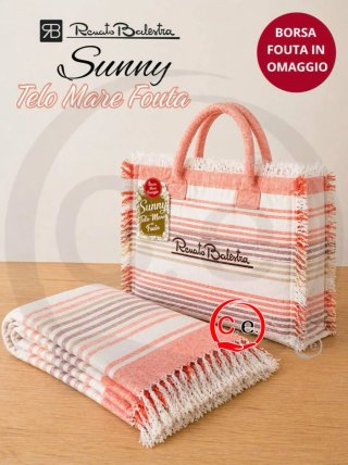Telo Mare Fouta + Borsa Renato Balestra