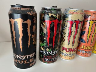 Colección latas vacías Monster