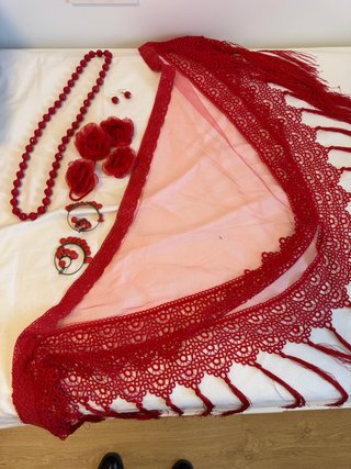 Accesorios Flamenca Rojos