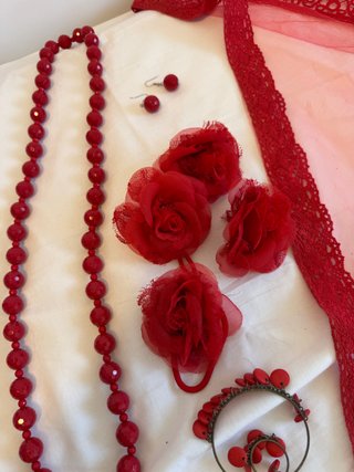 Accesorios Flamenca Rojos