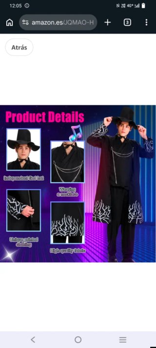 Disfraz Jinu Cosplay Demonio Talla Única