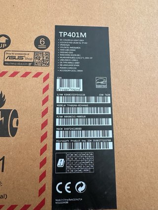 Portátil Asus VivoBook Flip TP401M