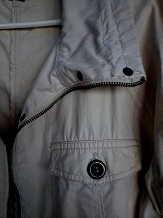 Gabardina beige mujer talla M