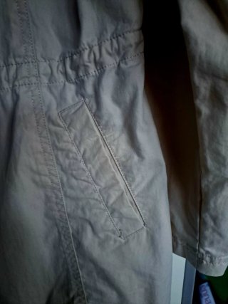 Gabardina beige mujer talla M