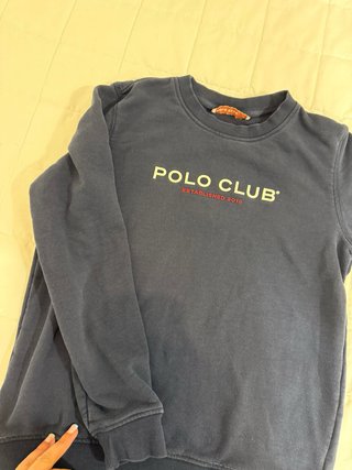 Sudadera Polo Club Azul