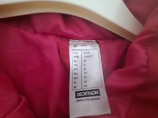 Anorak Decathlon Mujer Rojo