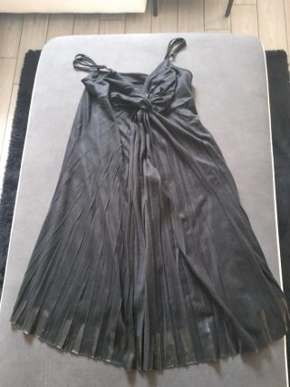 Abito sottoveste nero stretch tg. S