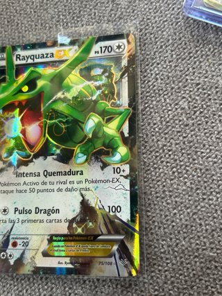 Carta Pokémon Rayquaza EX 75/108