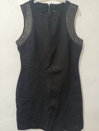 Vestido Mango Negro Talla M