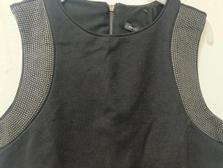 Vestido Mango Negro Talla M