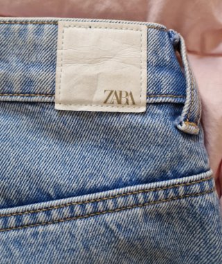 Jeans Zara strappati blu