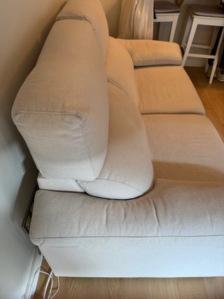 Sofá beige 3 plazas