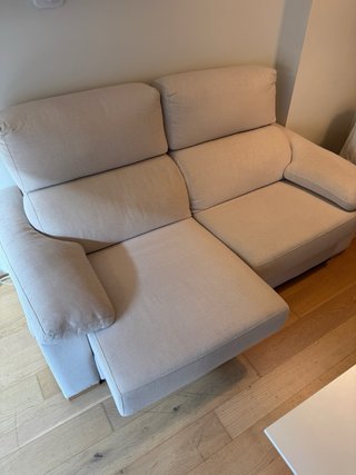 Sofá beige 3 plazas