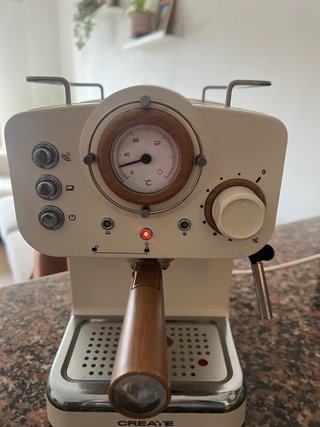 Cafetera Espresso CREATE Retro con Vaporizador
