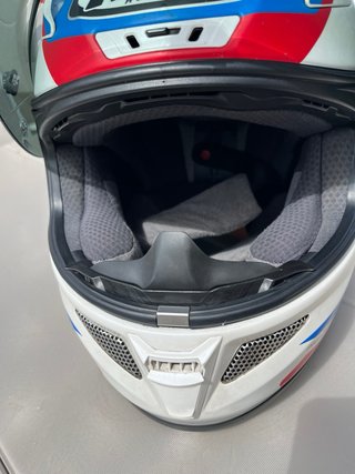 Casco HJC RPHA 11 Azul Blanco Rojo. Talla 57/58 cm