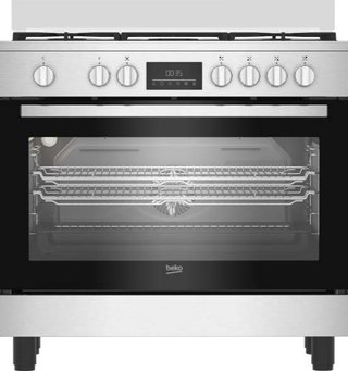 Cocina Beko Gas 5 Fuegos 90cm Inox