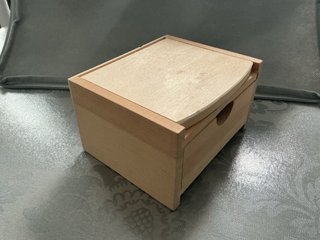 Joyero madera pequeño para pintar