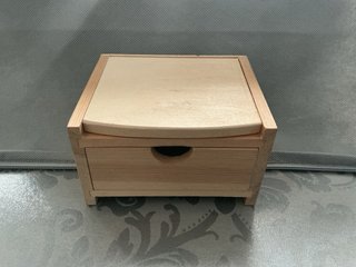 Joyero madera pequeño para pintar