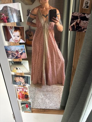 Vestido Boho Hippie Espalda abierta