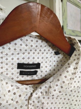 Camicia uomo Sorbino fantasia stretch