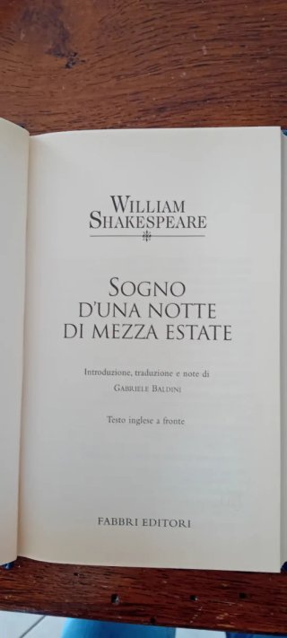 Sogno di una notte di mezza estate