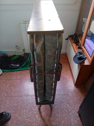 Cama plegable con funda recoger en villalba