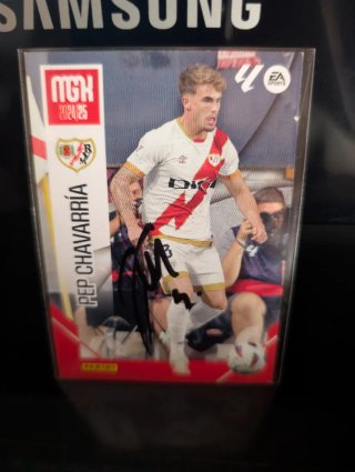 Cromo firmado Pep Chavarría 2024/25