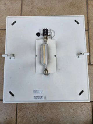 Plafoniera moderna argento e bianco