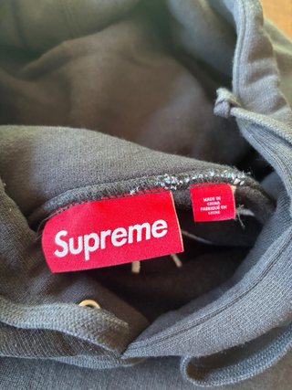 Sudadera Supreme Satin Applique (ss26)- Talla L