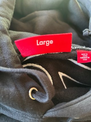 Sudadera Supreme Satin Applique (ss26)- Talla L