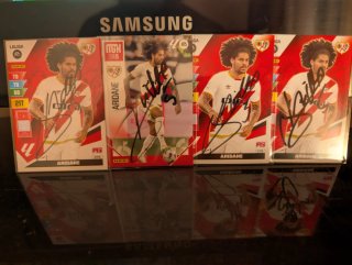 Cromo firmado Aridane LaLiga EA Sports