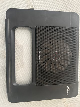 Ventilador Aome para portátil negro