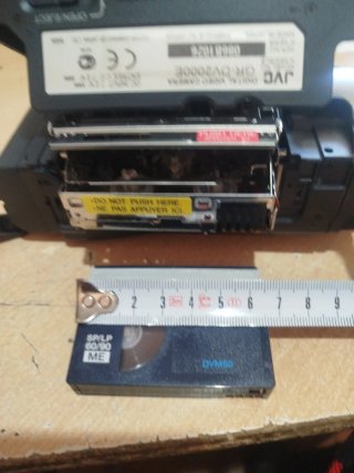 Videocámara JVC Plata y Negra