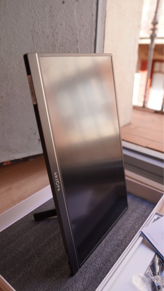 Monitor Portátil ARZOPA 17.3 Negro/Blanco