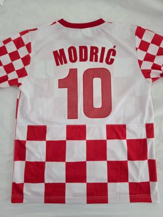 Camiseta Croacia 2014 Modric 10