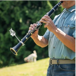 Soporte partitura clarinete metal