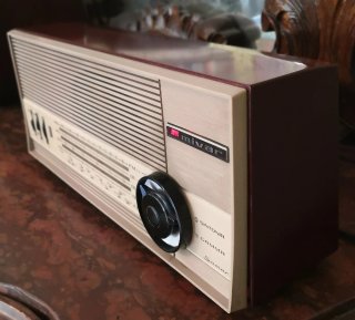 Radio a valvole Mivar Samar 1966 Valvole OM OC FM.