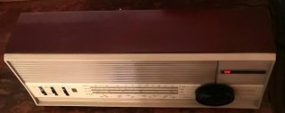 Radio a valvole Mivar Samar 1966 Valvole OM OC FM.