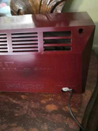 Radio a valvole Mivar Samar 1966 Valvole OM OC FM.