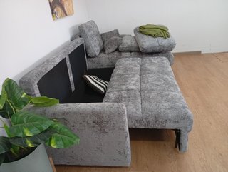 Sofá Cama Miren-GO, Chaiselong + Arcón. ¡REBAJADO!